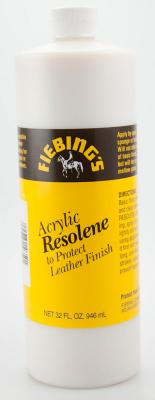 Fiebing's Resolene Acrylic Finish for Leather Brown 32 oz.