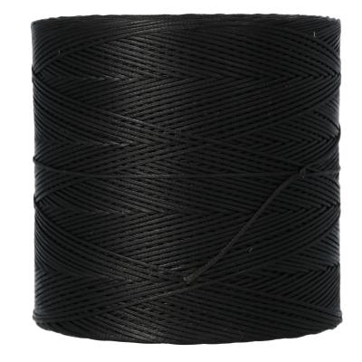 Leather Factory Waxed Nylon Thread, Black, 25 Yard Spool